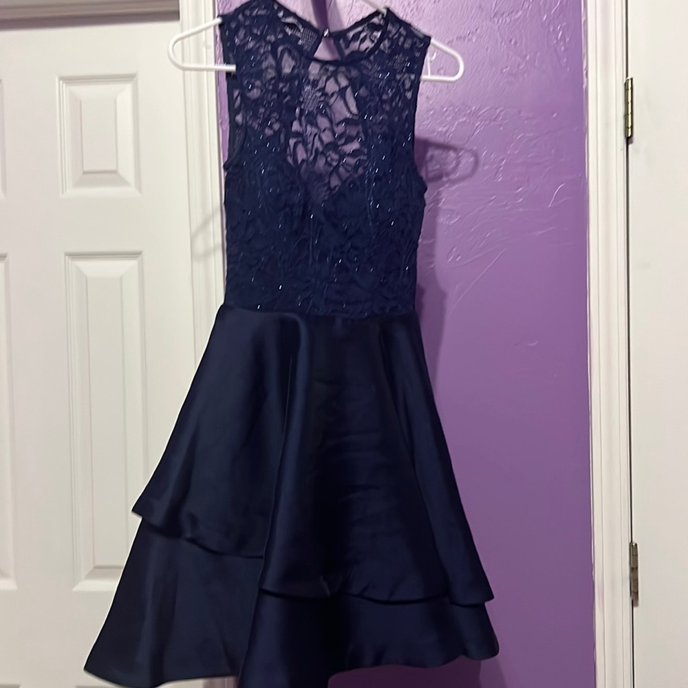 Windsor short blue dress size 5/6